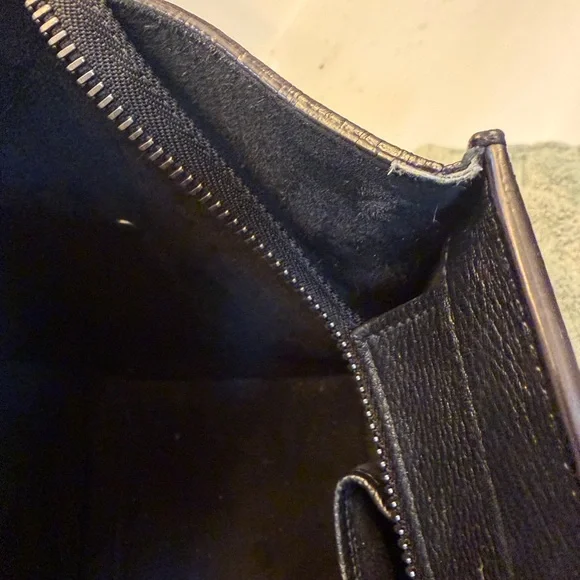 Celine Mini Luggage Drummed Leather Black Tote - Picture 14 of 16